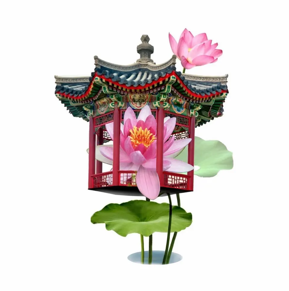 연재타투가 공개한 타투 작업 사진 — 기와집 🏠🇰🇷