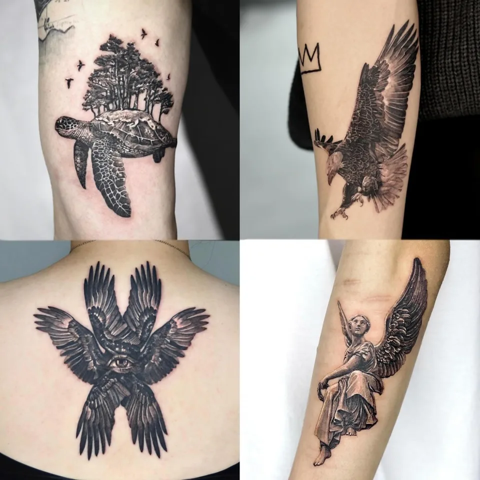 Yeonjae Tattooのタトゥー作品写真 — こんにちは。私は韓国から来 (6/10)