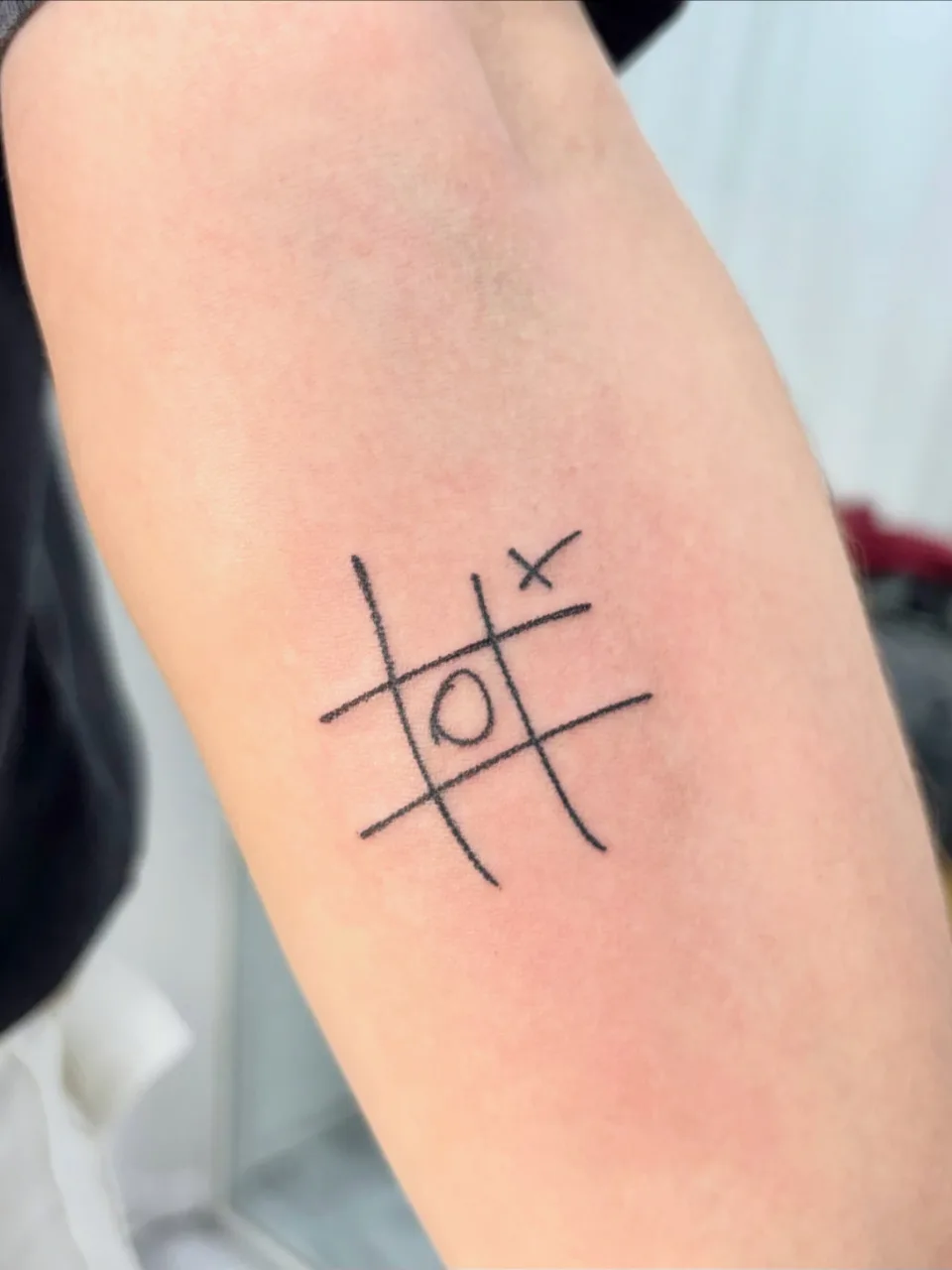 Tattoo artwork shared by Yeonjae Tattoo — Handpoke-style doodle tattoo inspired by the… (1/3)