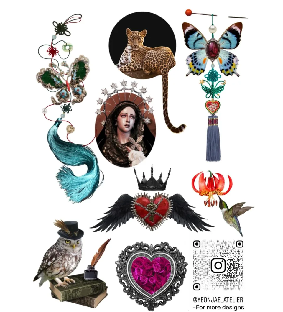 Yeonjae Tattooのタトゥー作品写真 — 今回予約できる図案集です ~~ 1人1図案で、ご希望の場合、色味の変更と若干の修正が可能です~~… (3/4)