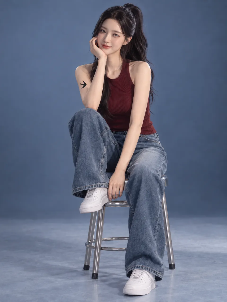 날아오르는 작은 제비 · 전신 패션 참고