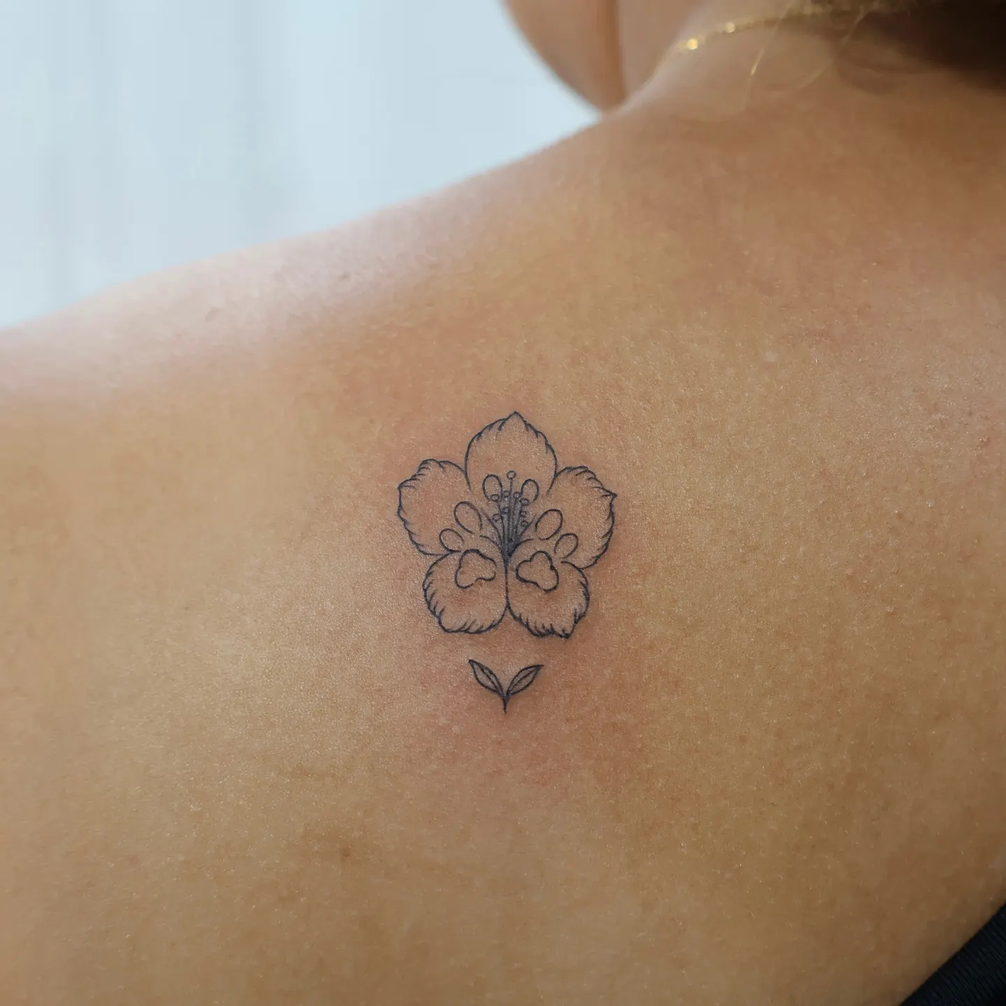 섬세한 미니 무궁화 타투 — Yeonjae Tattoo