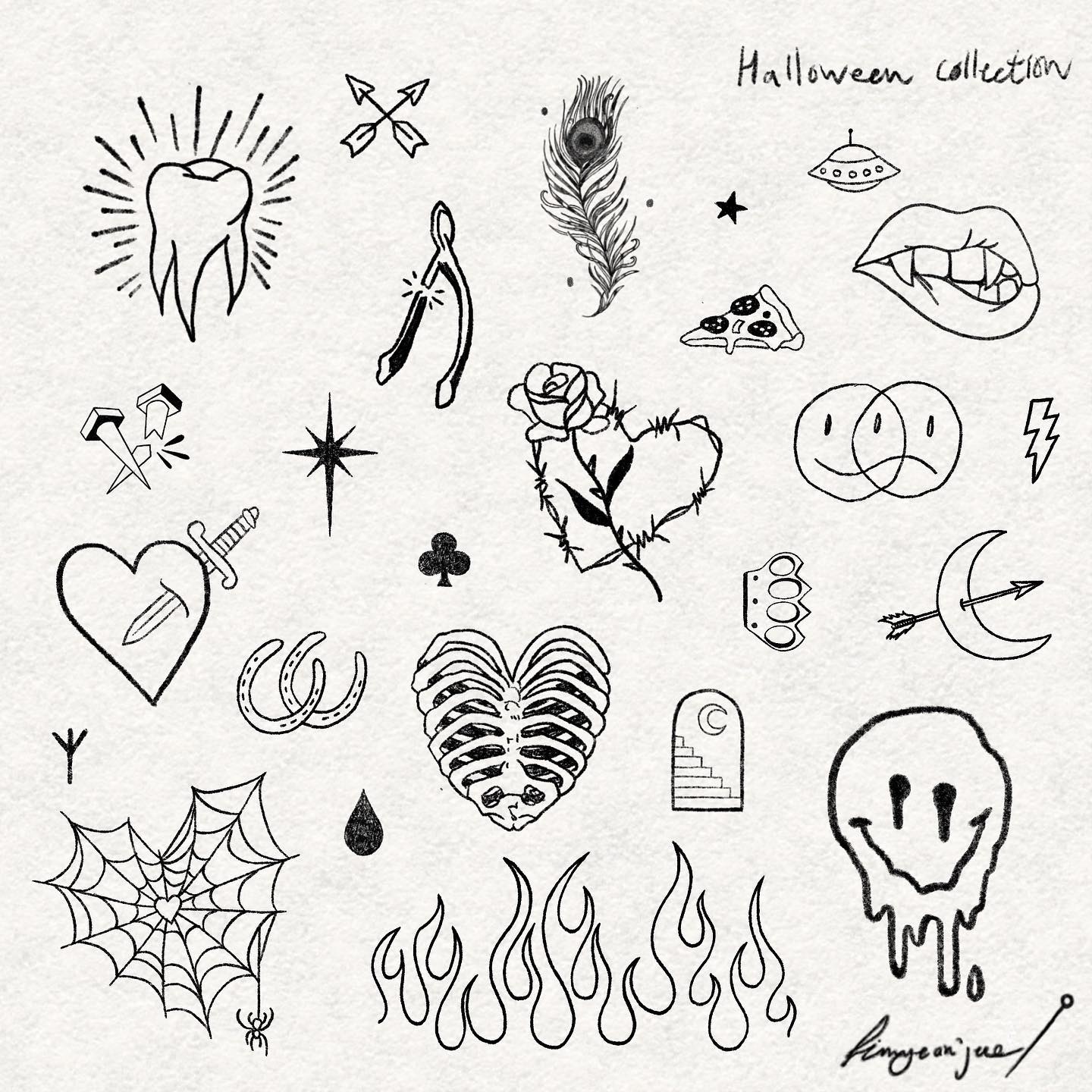 Mini tattoo designs — 2021 collection — Yeonjae Tattoo
