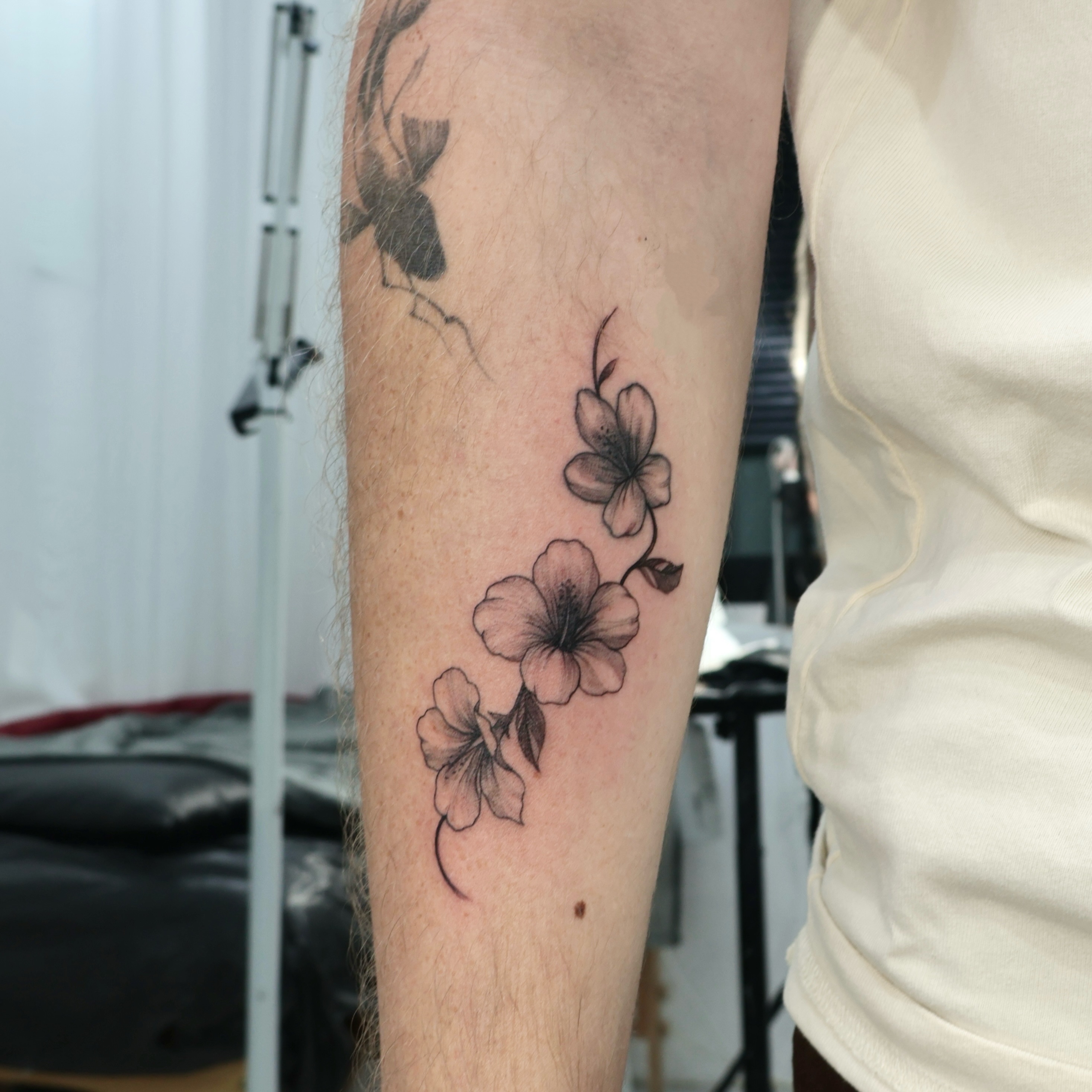 Cherry blossom to Mugunghwa: a tattoo rework — Yeonjae Tattoo